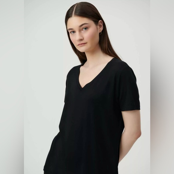 Mustt Have Audrey V-Neck T-Shirt. - Picture 2 of 5